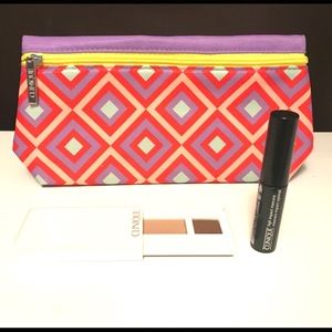 Clinique Makeup Bag, Eyeshadow & Mascara
